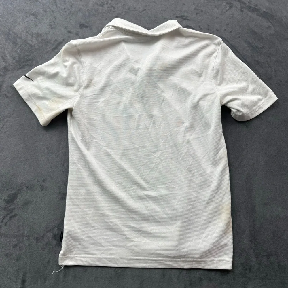 Nike Dallas Cowboys Polo Shirt Mens Small White NFL Onfield Dri-FIT ColorDry